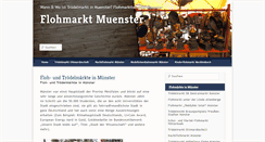 Desktop Screenshot of flohmarkt-muenster.com