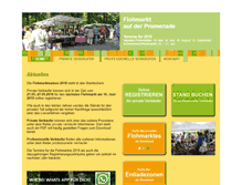 Tablet Screenshot of flohmarkt-muenster.de